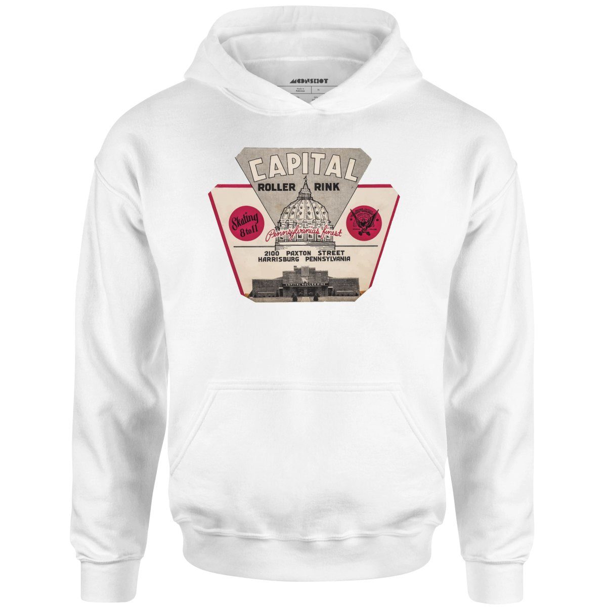 Capital Roller Rink – Harrisburg, Pa – Vintage Roller Rink – Unisex Hoodie