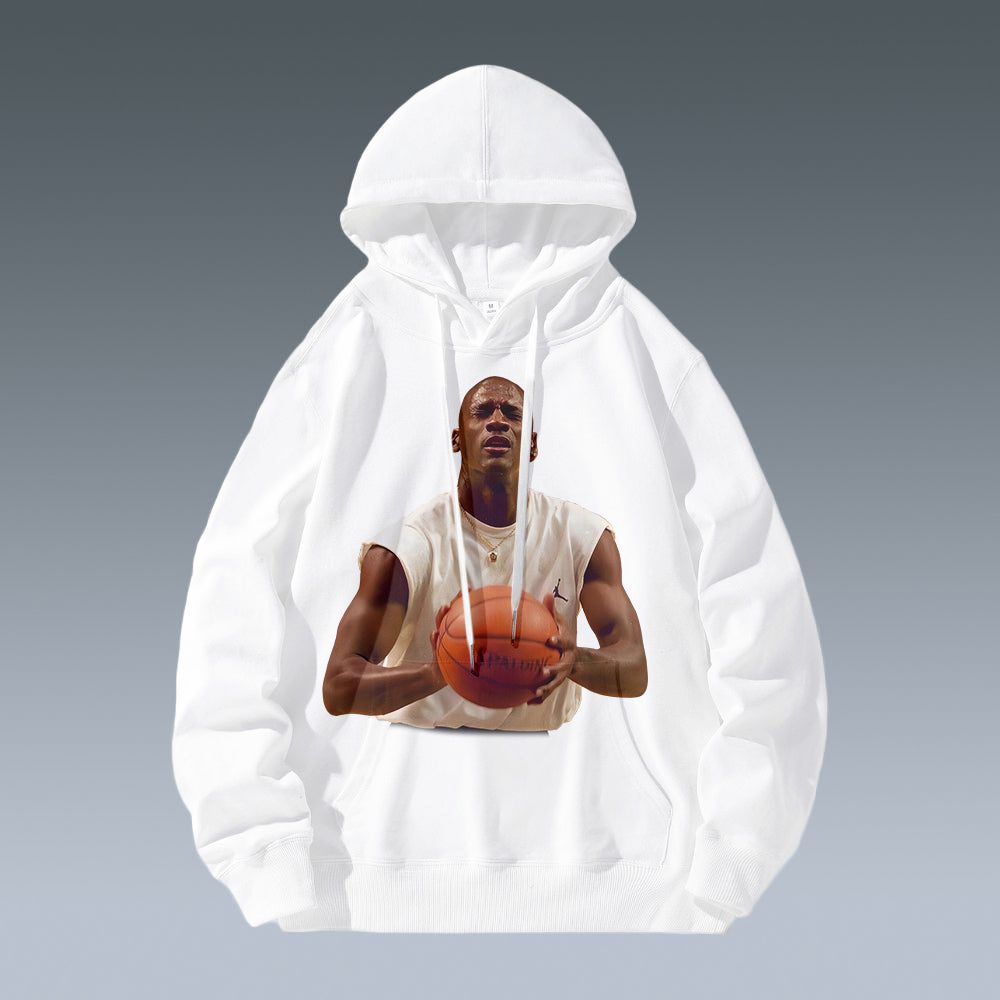 Michael Jordan Eyes Closed Free Throws Unisex Hoodie