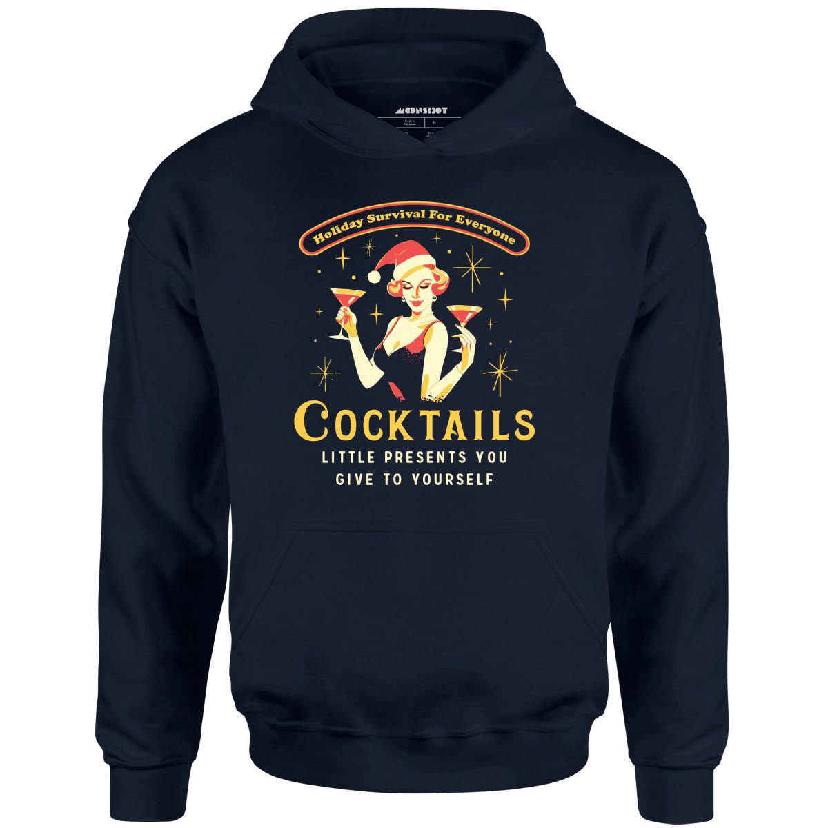 Christmas Cocktails – Unisex Hoodie