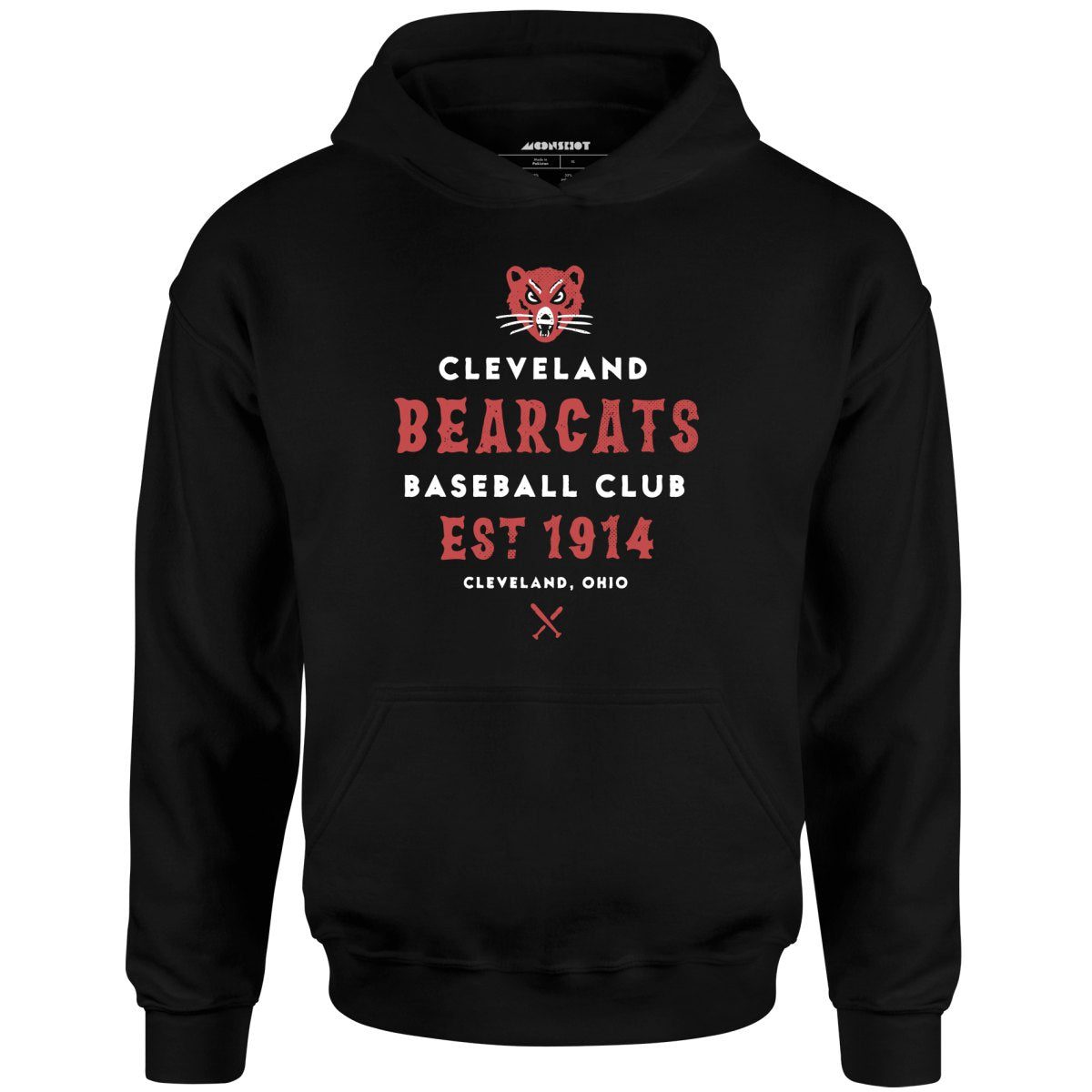 Cleveland Bearcats – Ohio – Vintage Defunct Baseball Teams – Unisex Hoodie