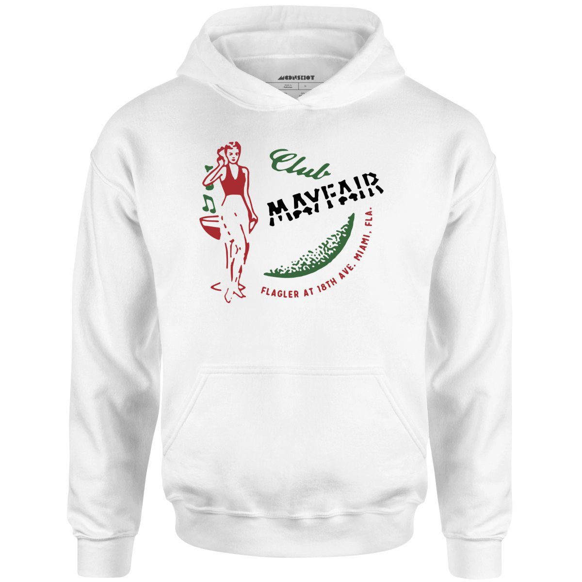 Club Mayfair – Miami, Fl – Vintage Restaurant – Unisex Hoodie