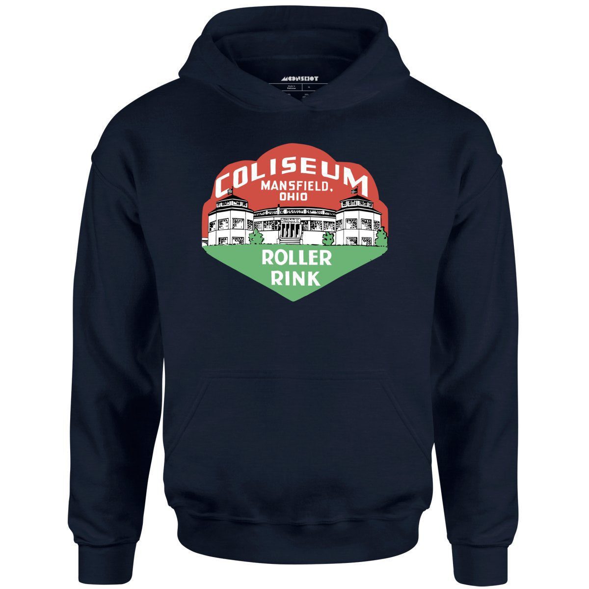 Coliseum – Mansfield, Oh – Vintage Roller Rink – Unisex Hoodie