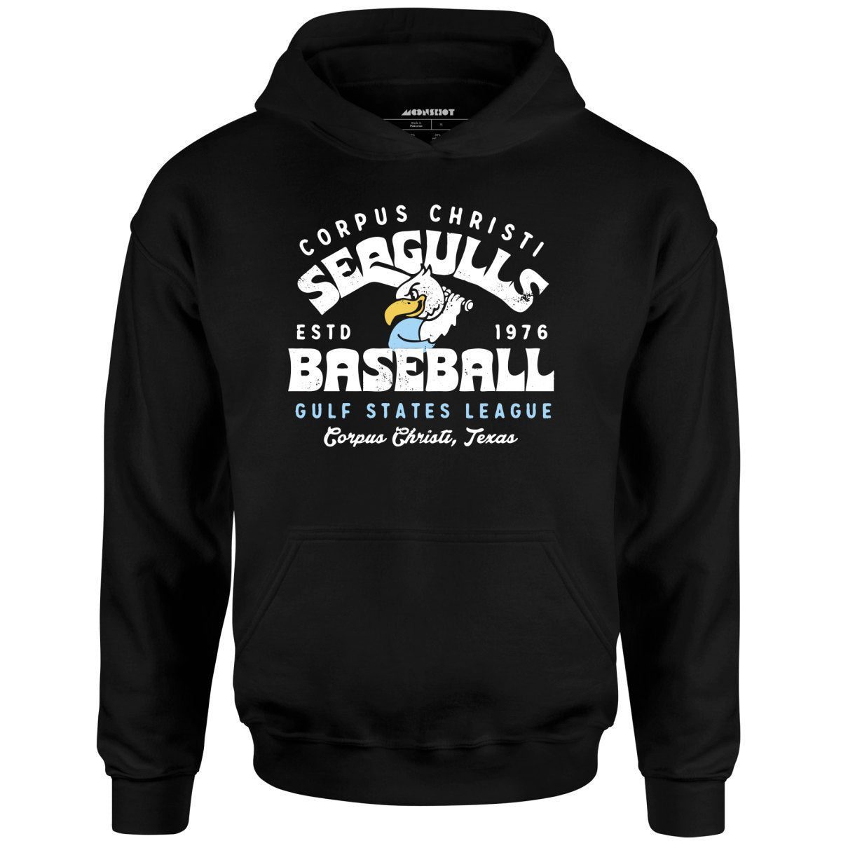 Corpus Christi Seagulls – Texas – Vintage Defunct Baseball Teams – Unisex Hoodie