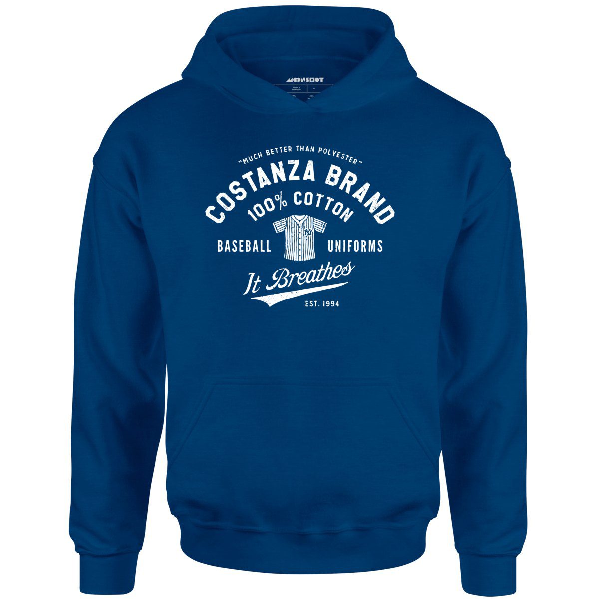 Costanza Brand Cotton Baseball Uniforms – Unisex Hoodie