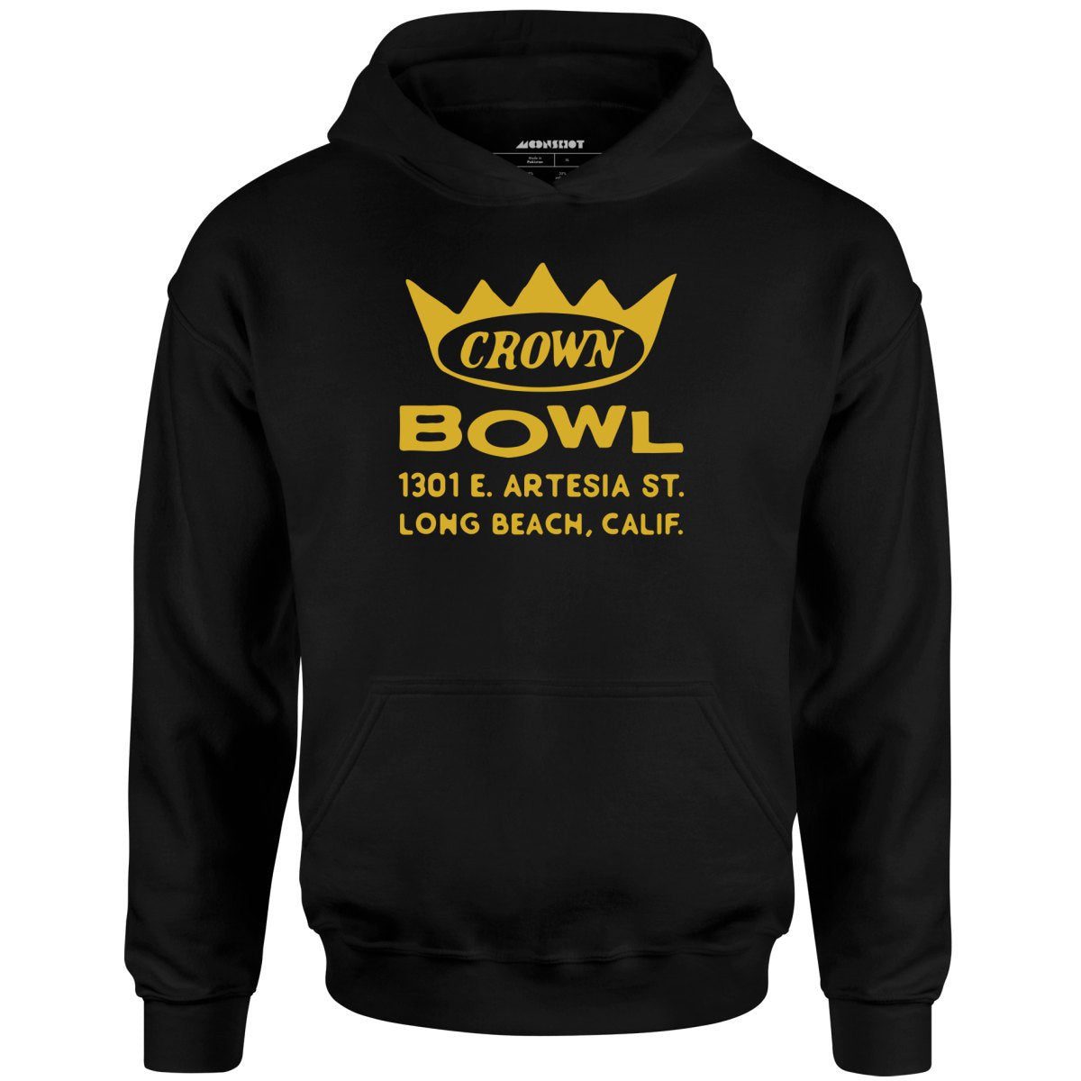 Crown Bowl – Long Beach, Ca – Vintage Bowling Alley – Unisex Hoodie