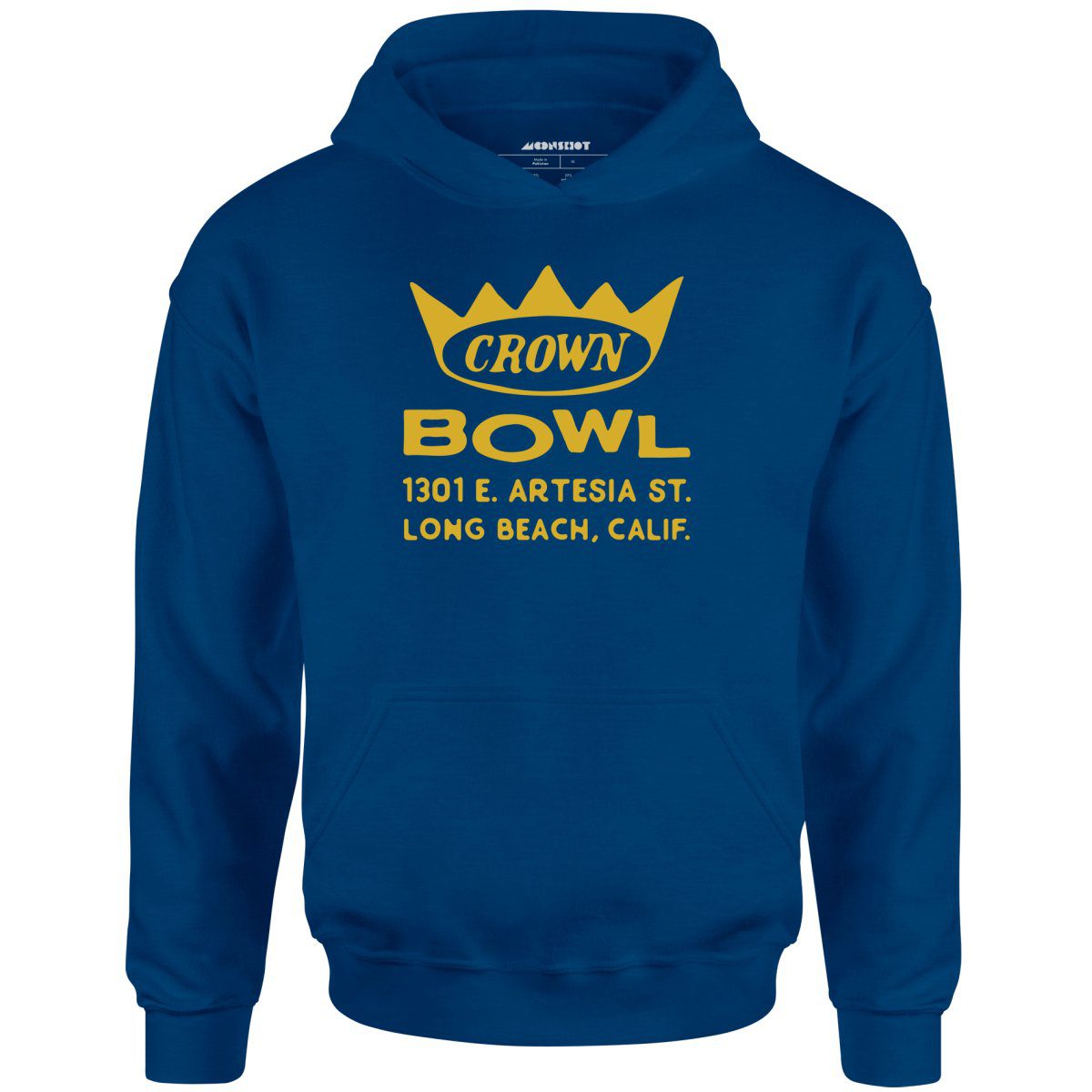 Crown Bowl – Long Beach, Ca – Vintage Bowling Alley – Unisex Hoodie