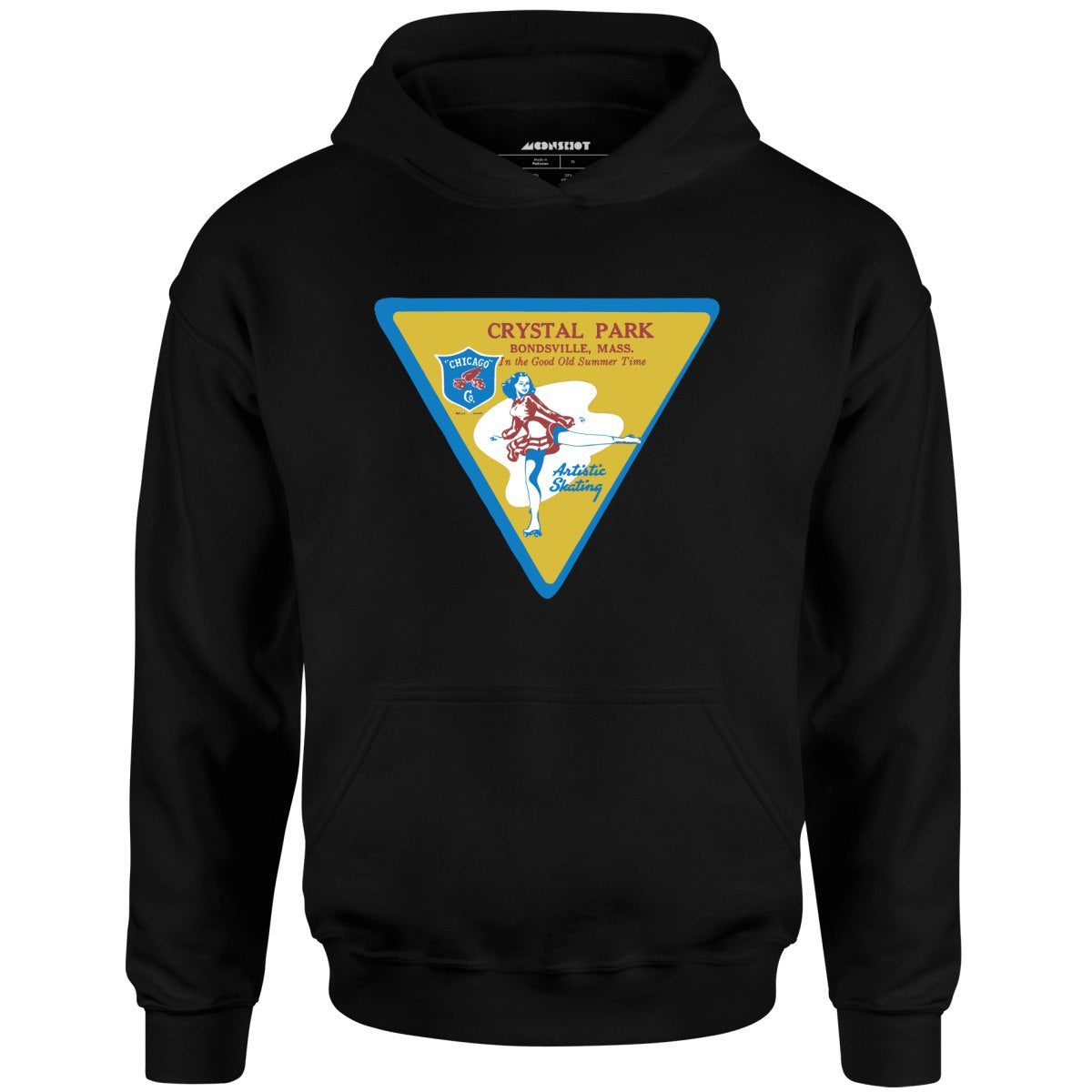 Crystal Park – Bondsville, Ma – Vintage Roller Rink – Unisex Hoodie