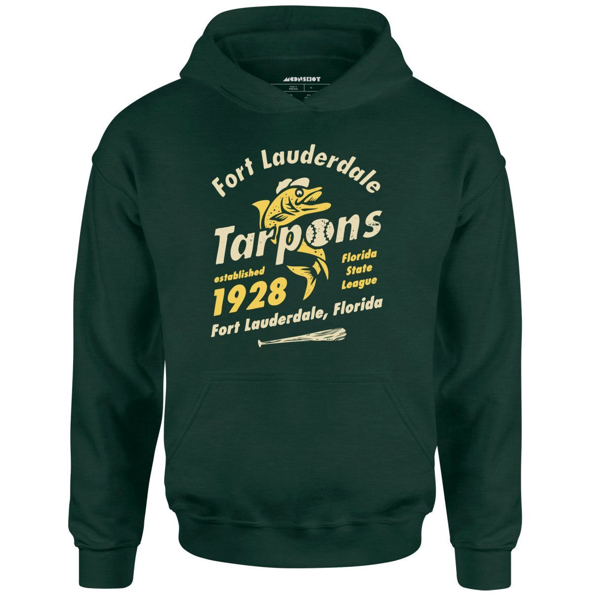 Fort Lauderdale Tarpons – Florida – Vintage Defunct Baseball Teams – Unisex Hoodie