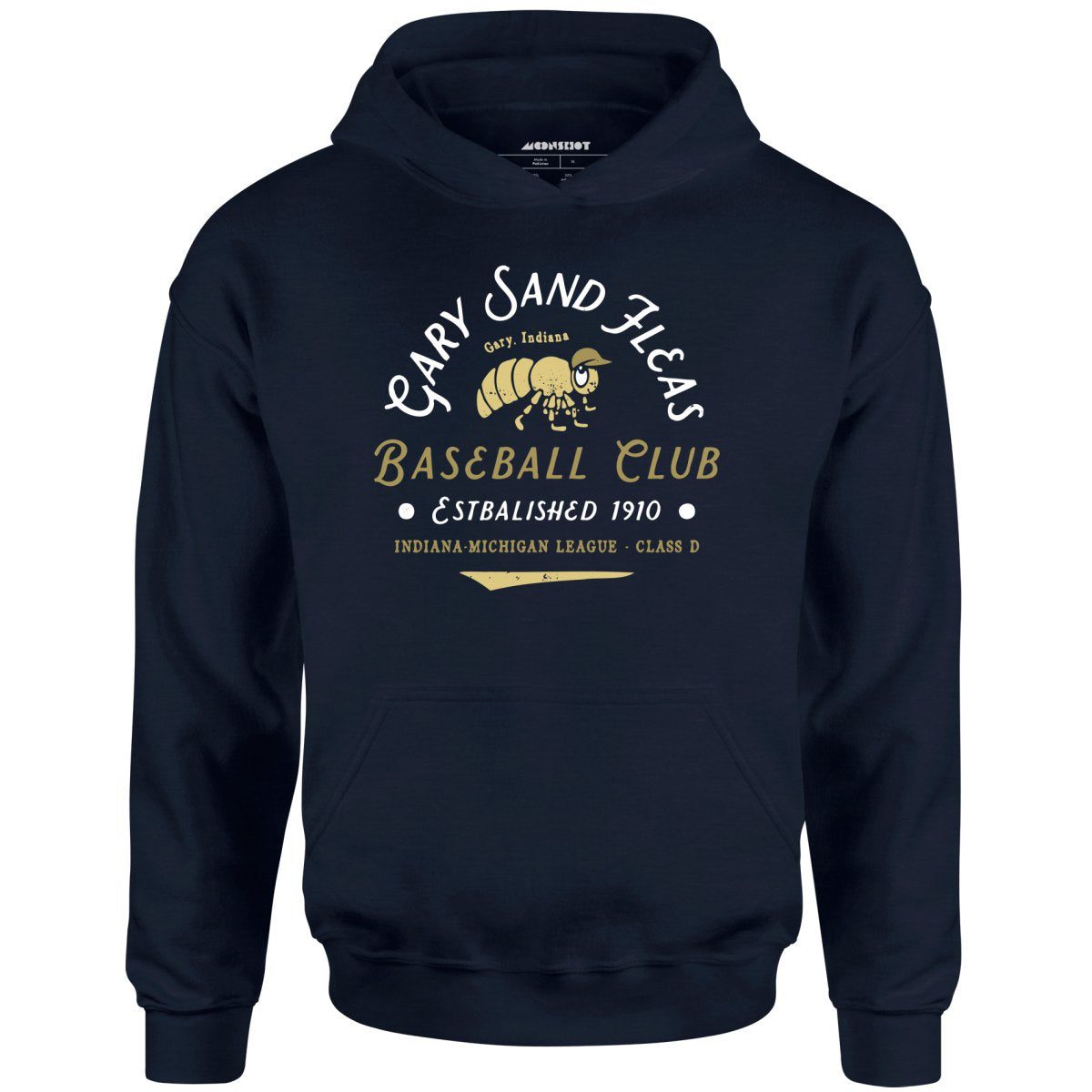 Gary Sand Fleas – Indiana – Vintage Defunct Baseball Teams – Unisex Hoodie