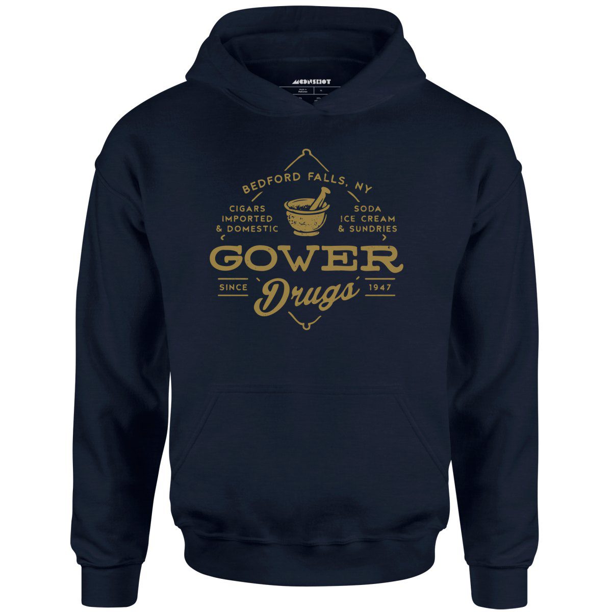 Gower Drugs – Bedford Falls, Ny – Unisex Hoodie