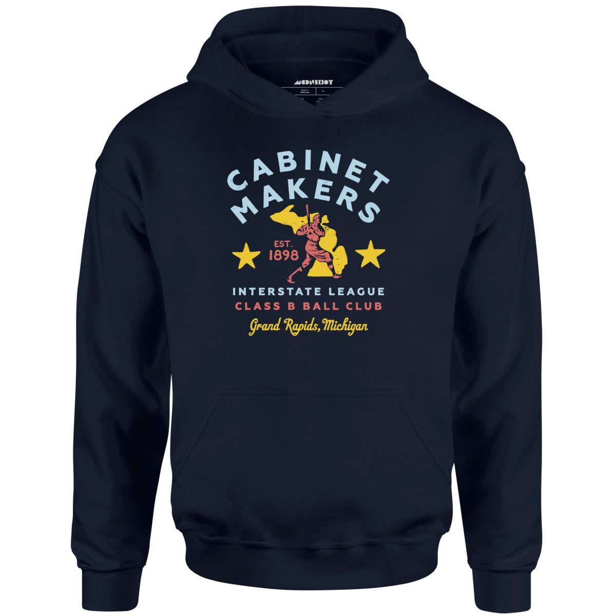 Grand Rapids Cabinet Makers – Michigan – Vintage Defunct Baseball Teams – Unisex Hoodie