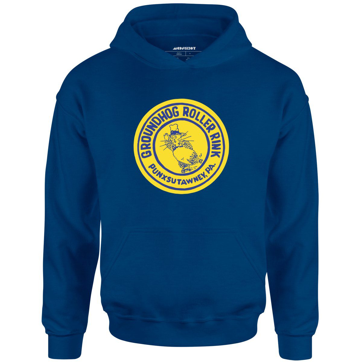 Groundhog Roller Rink – Punxsutawney, Pa – Vintage Roller Rink – Unisex Hoodie