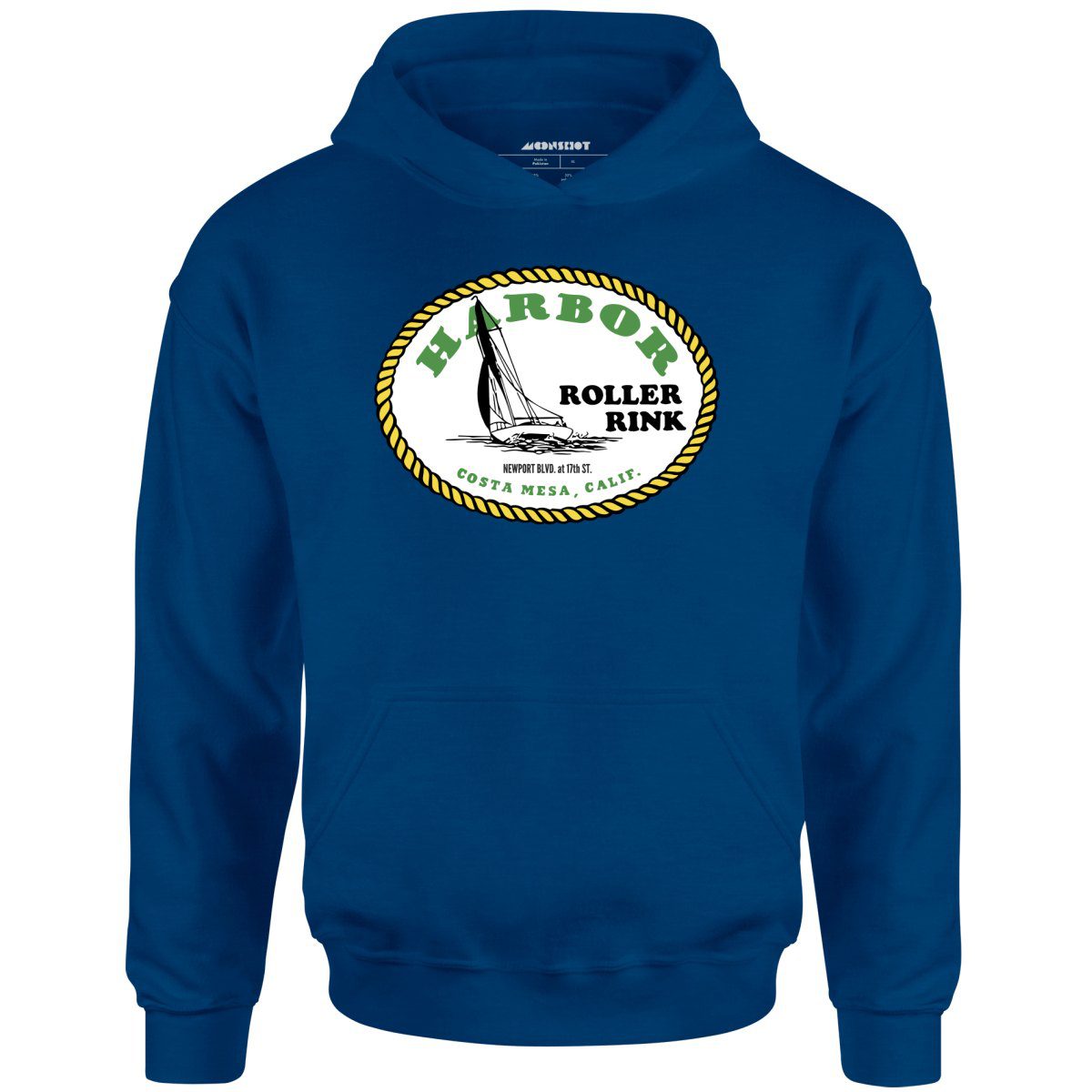 Harbor Roller Rink – Costa Mesa, Ca – Vintage Roller Rink – Unisex Hoodie