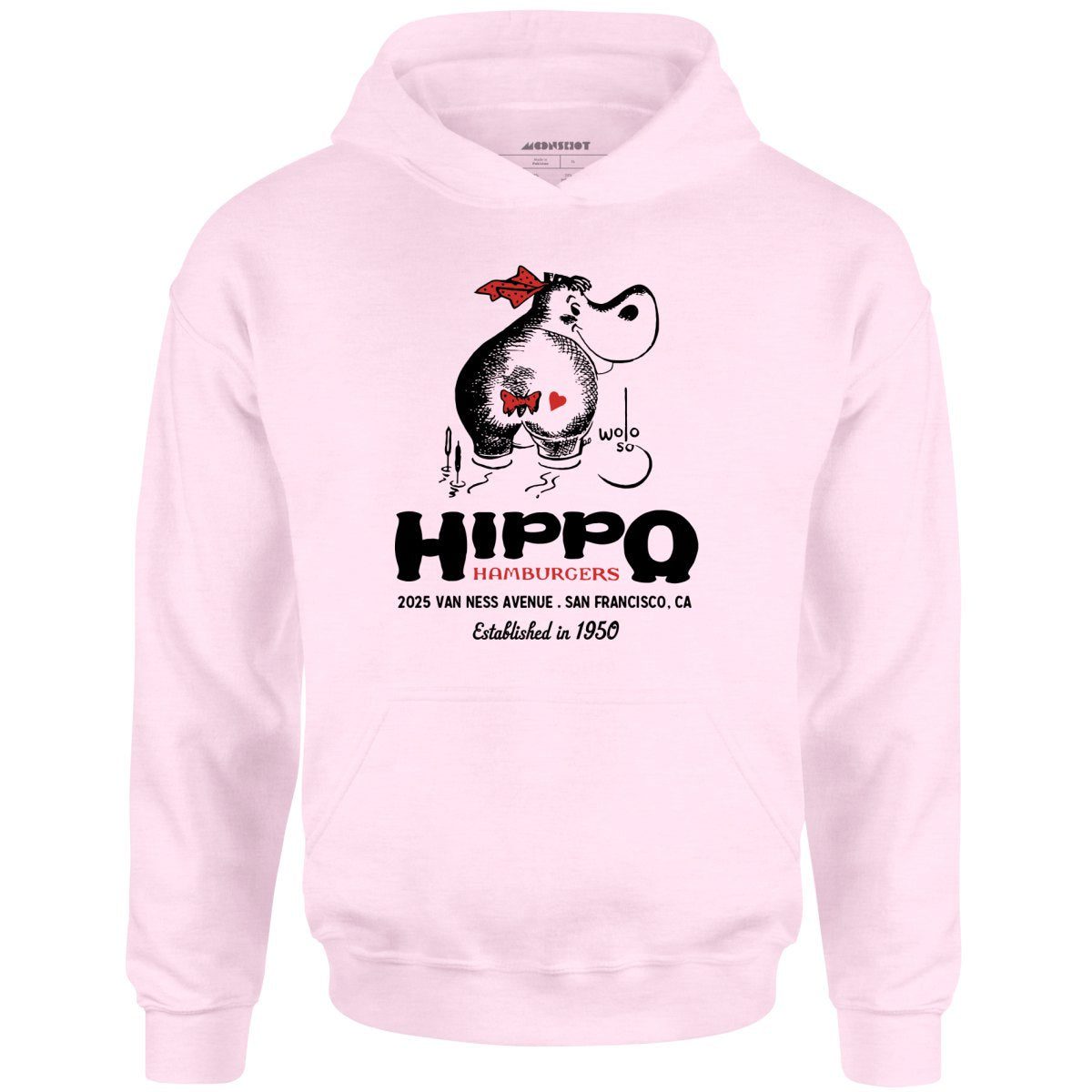 Hippo Hamburgers – San Francisco, Ca – Vintage Restaurant – Unisex Hoodie