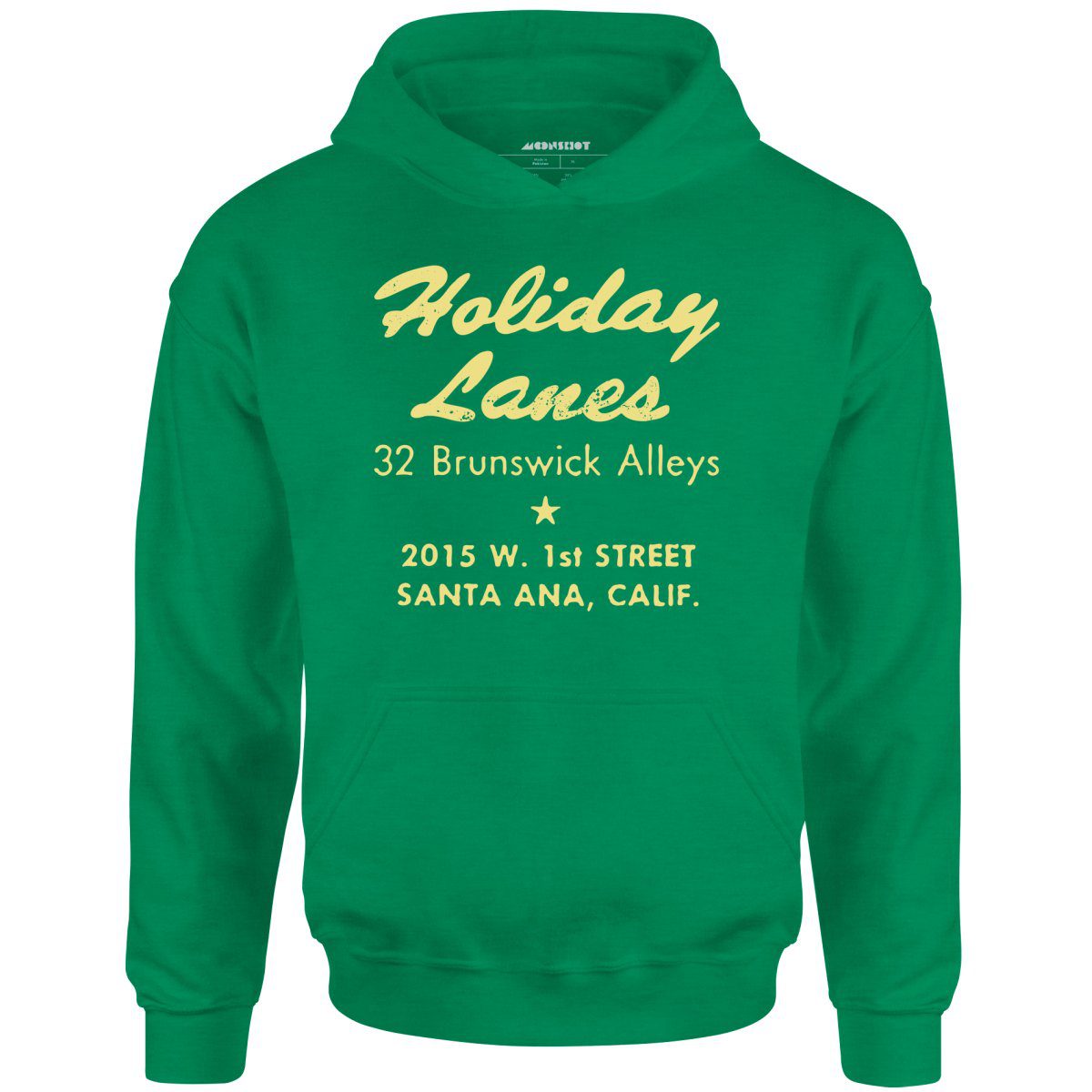 Holiday Lanes – Santa Ana, Ca – Vintage Bowling Alley – Unisex Hoodie