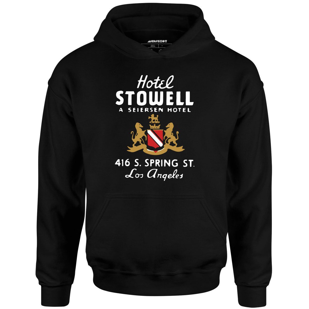 Hotel Stowell – Los Angeles, Ca – Vintage Hotel – Unisex Hoodie