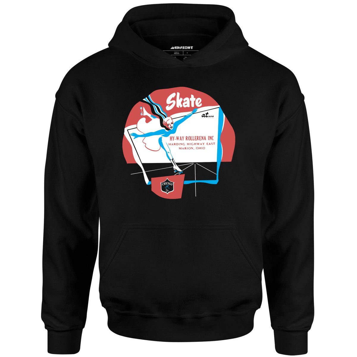 Hy-Way Rollerena – Marion, Oh – Vintage Roller Rink – Unisex Hoodie