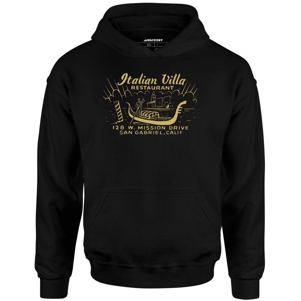 Italian Villa – San Gabriel, Ca – Vintage Restaurant – Unisex Hoodie