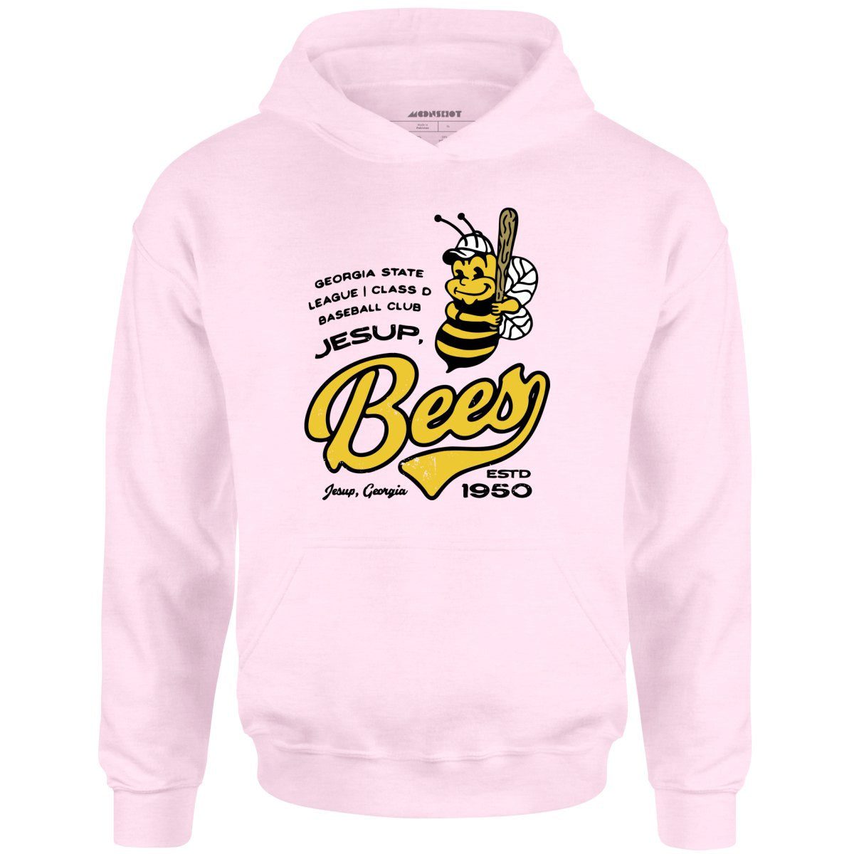 Jesup Bees – Georgia – Vintage Defunct Baseball Teams – Unisex Hoodie