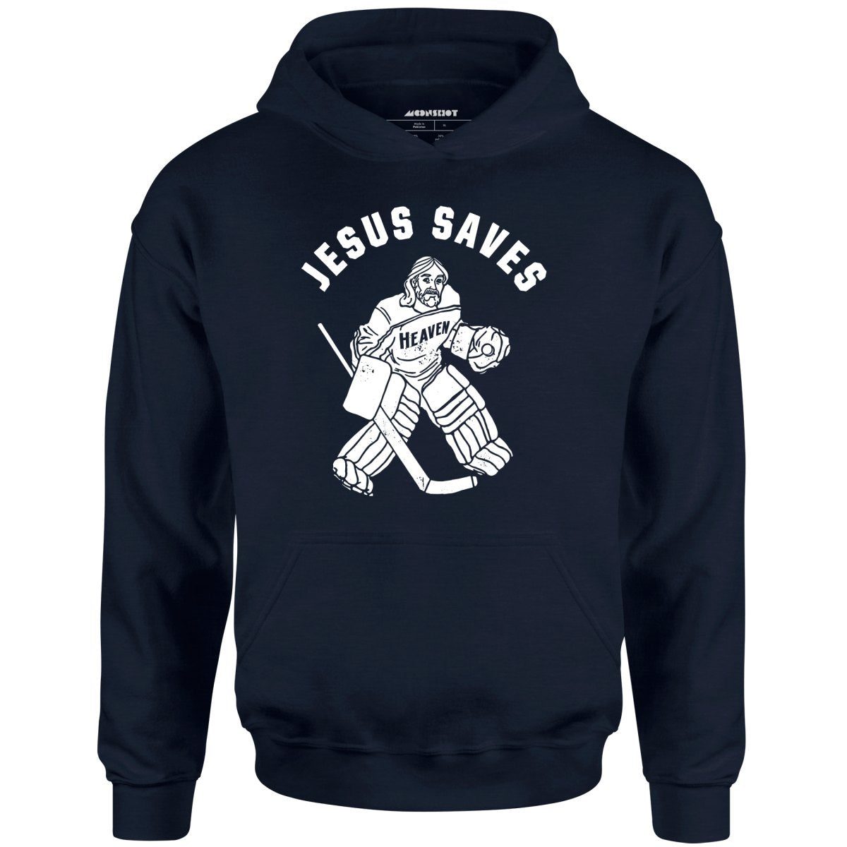 Jesus Saves – Hockey – Unisex Hoodie