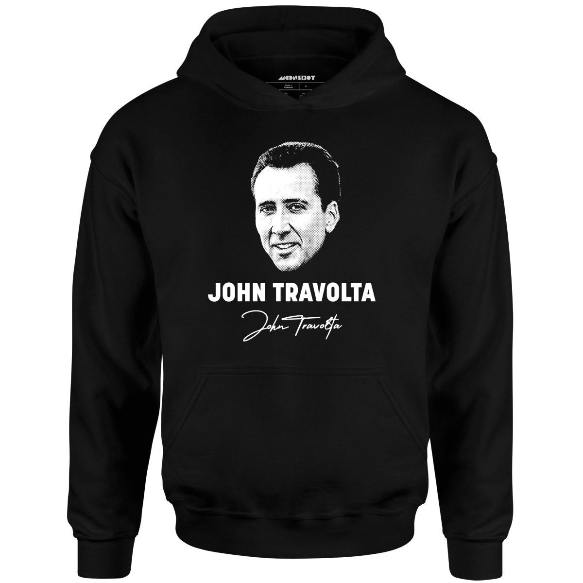 John Travolta – Nicolas Cage Face Off Mashup – Unisex Hoodie