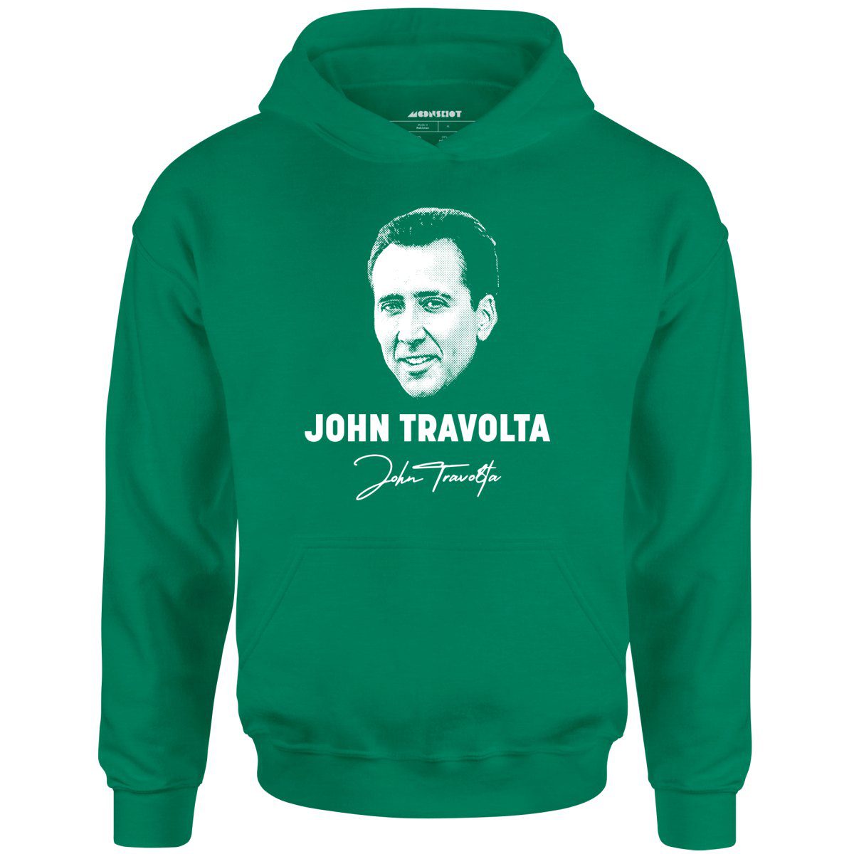 John Travolta – Nicolas Cage Face Off Mashup – Unisex Hoodie