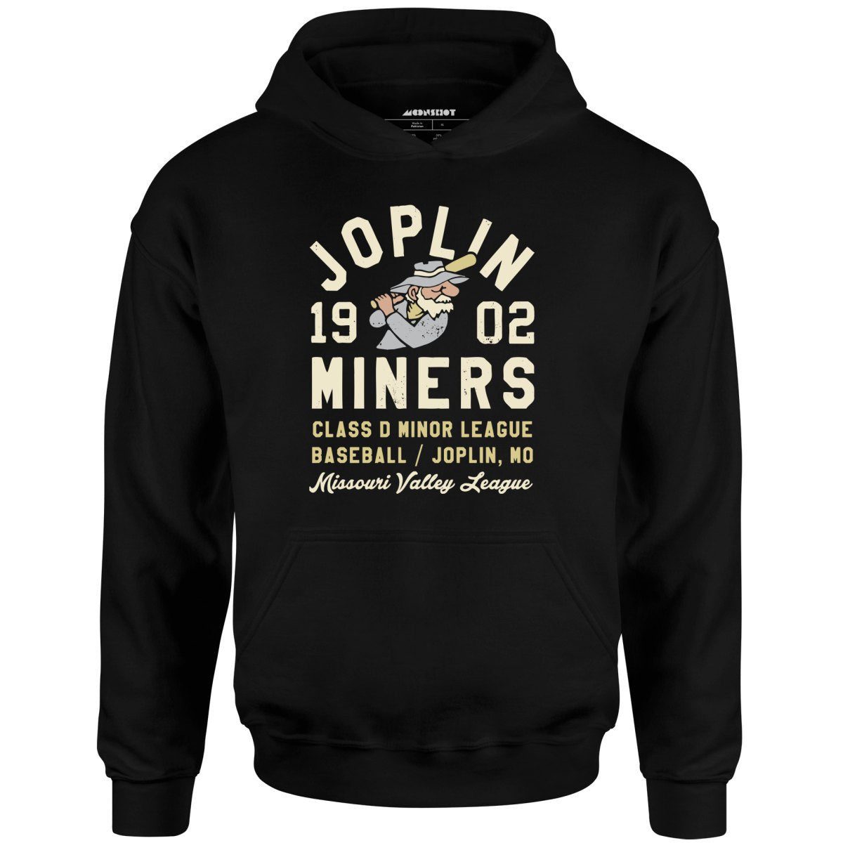 Joplin Miners – Missouri – Vintage Defunct Baseball Teams – Unisex Hoodie