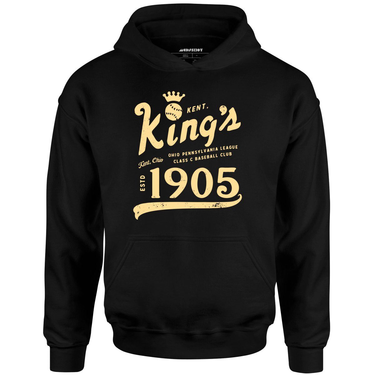 Kent Kings – Ohio – Vintage Defunct Baseball Teams – Unisex Hoodie