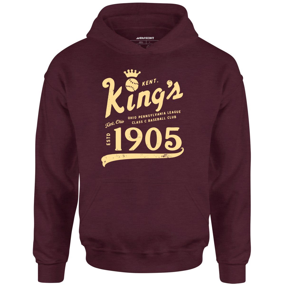 Kent Kings – Ohio – Vintage Defunct Baseball Teams – Unisex Hoodie