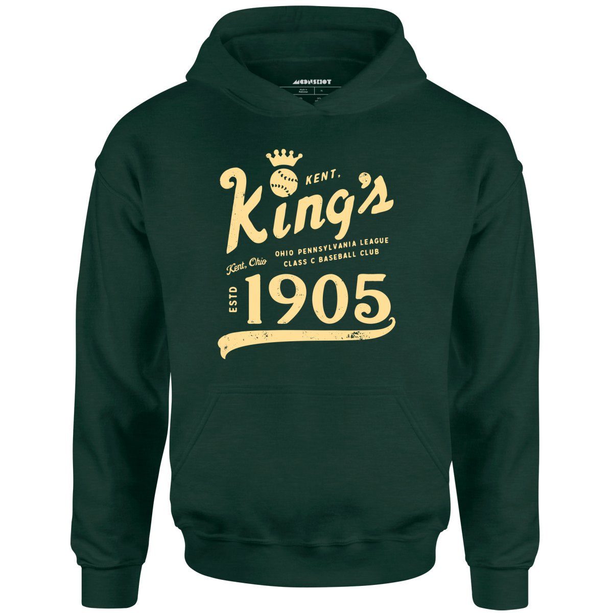 Kent Kings – Ohio – Vintage Defunct Baseball Teams – Unisex Hoodie