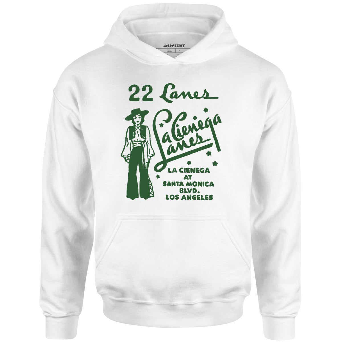 La Cienega Lanes – Los Angeles, Ca – Vintage Bowling Alley – Unisex Hoodie