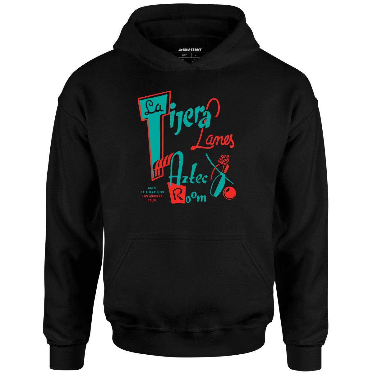 La Tijera Lanes – Los Angeles, Ca – Vintage Bowling Alley – Unisex Hoodie