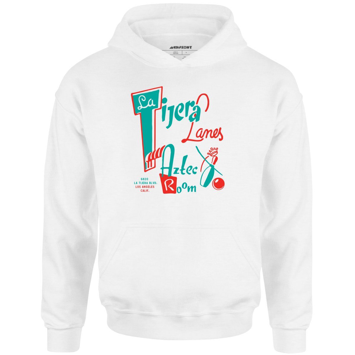 La Tijera Lanes – Los Angeles, Ca – Vintage Bowling Alley – Unisex Hoodie