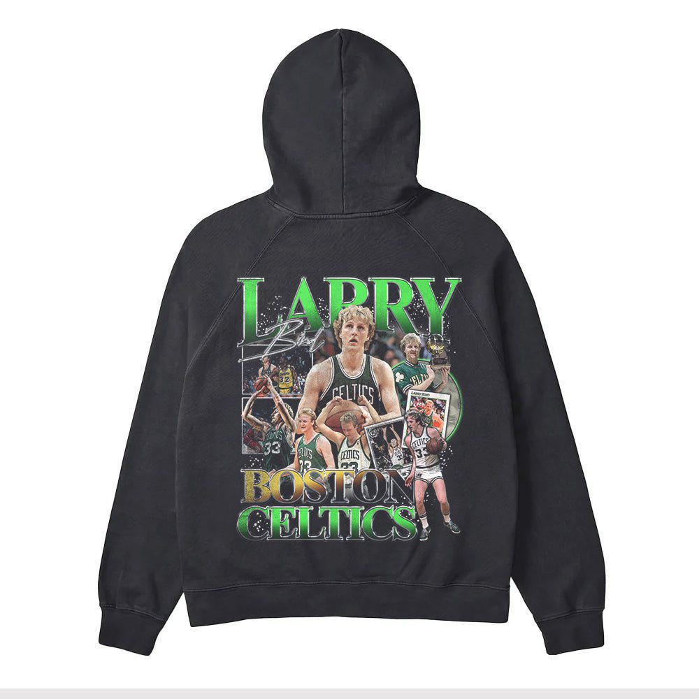 Larry Bird Black Unisex Hoodie