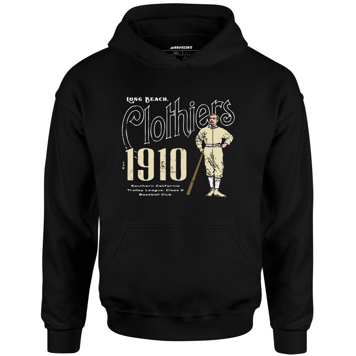 Long Beach Clothiers – California – Vintage Defunct Baseball Teams – Unisex Hoodie