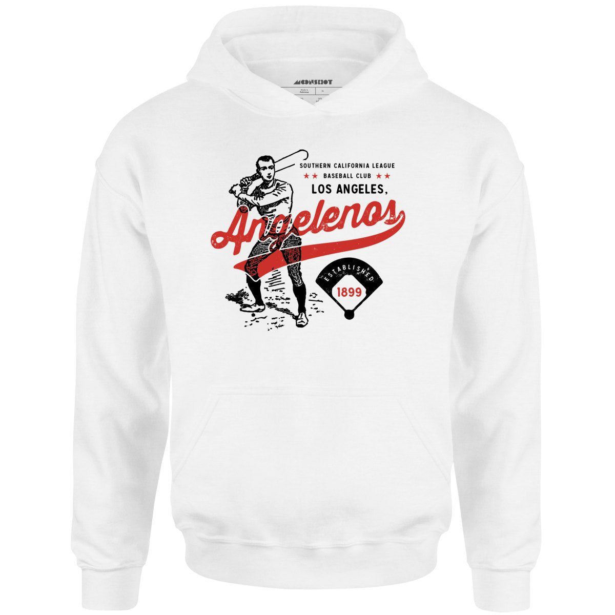 Los Angeles Angelenos – California – Vintage Defunct Baseball Teams – Unisex Hoodie