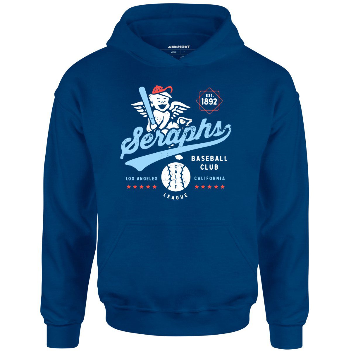 Los Angeles Seraphs – California – Vintage Defunct Baseball Teams – Unisex Hoodie