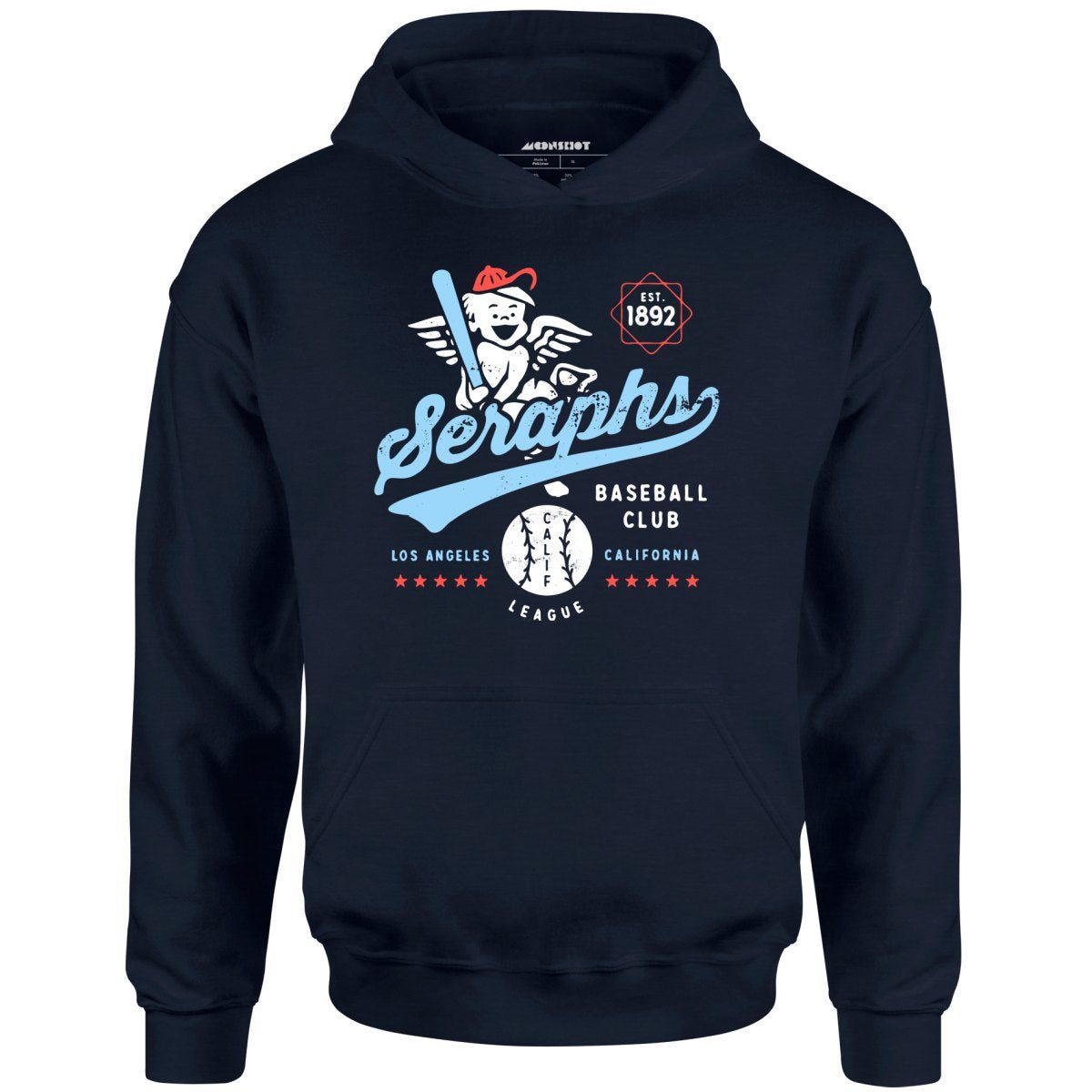 Los Angeles Seraphs – California – Vintage Defunct Baseball Teams – Unisex Hoodie