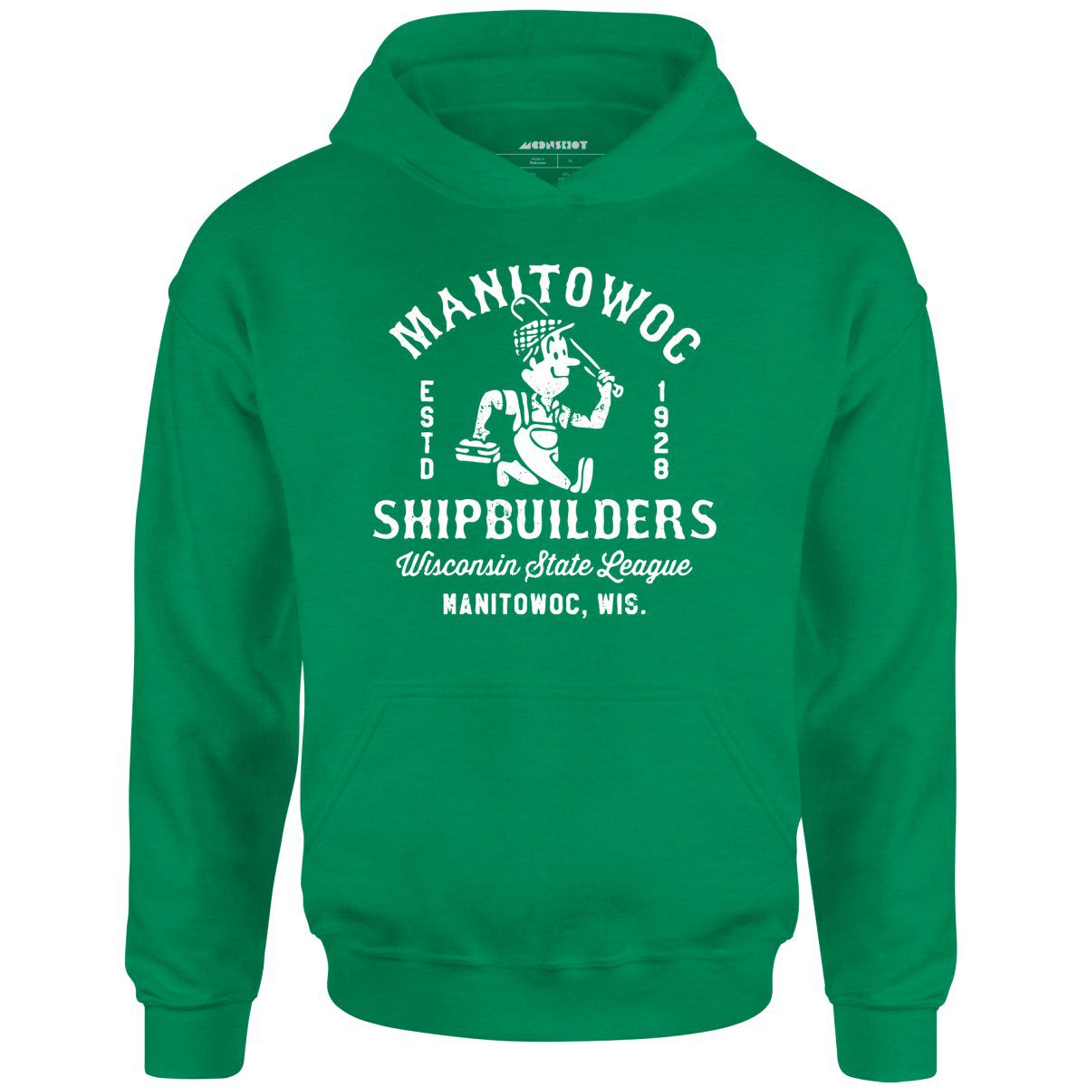 Manitowoc Shipbuilders – Wisconsin – Vintage Defunct Baseball Teams – Unisex Hoodie