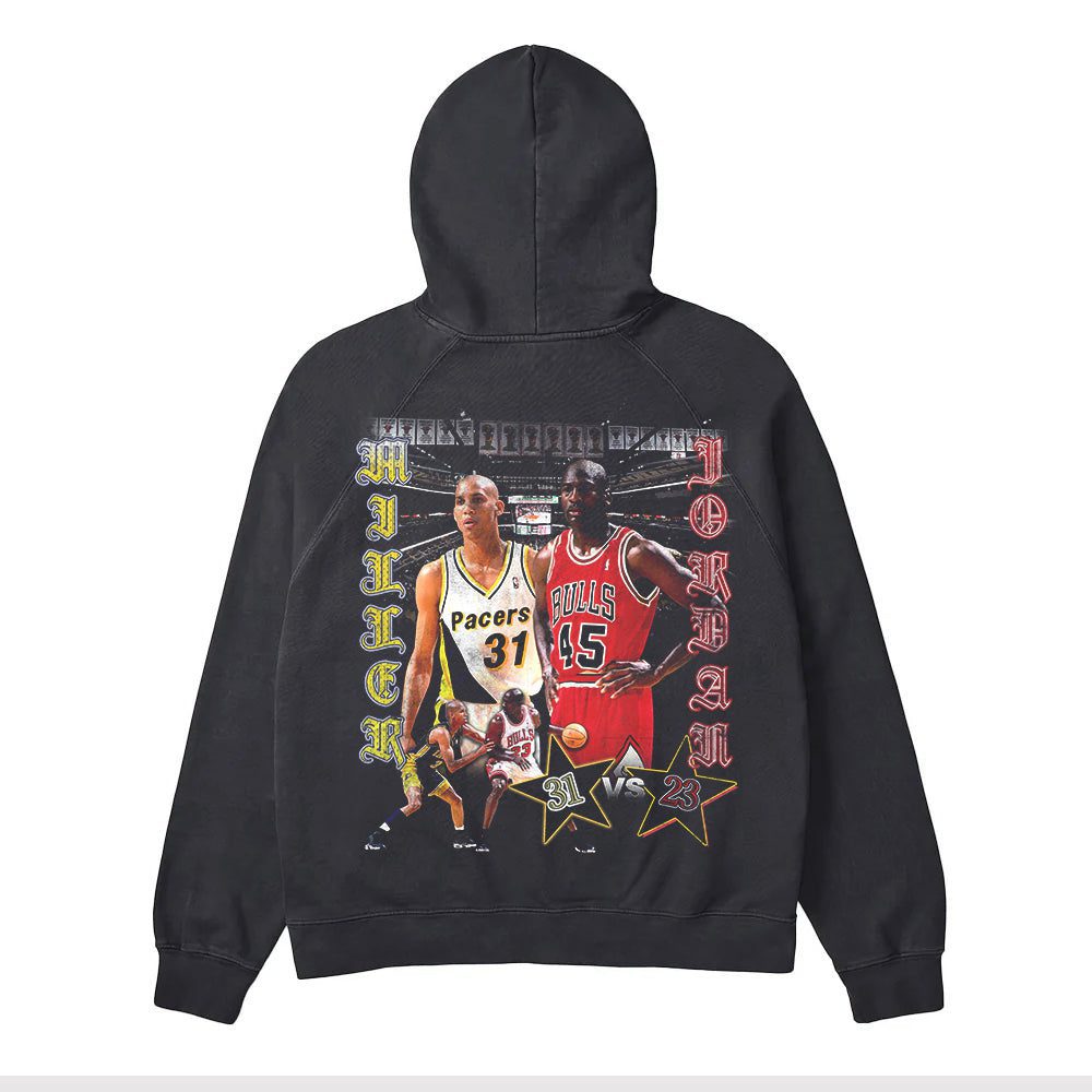 Miller Vs Jordan Black Unisex Hoodie