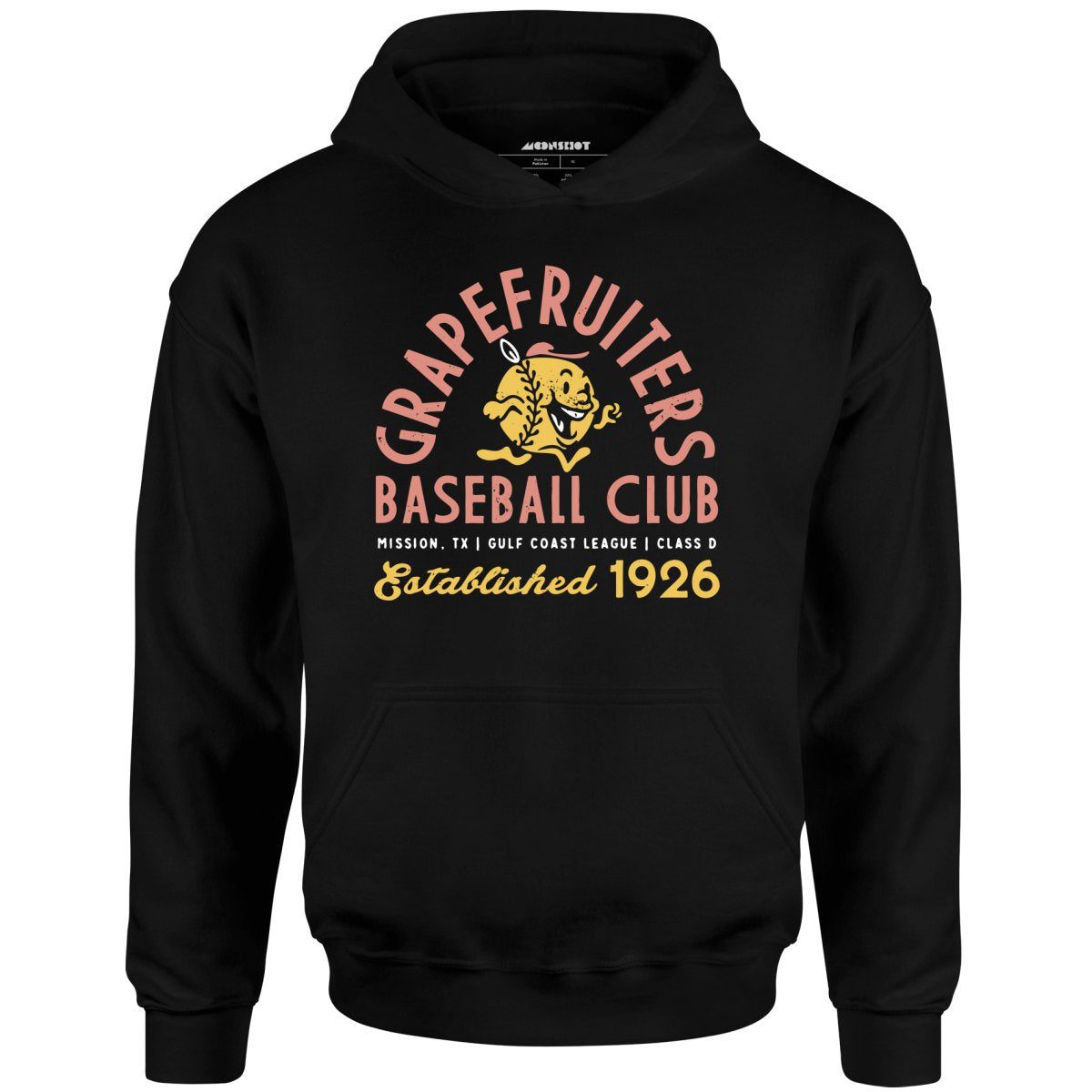 Mission Grapefruiters – Texas – Vintage Defunct Baseball Teams – Unisex Hoodie