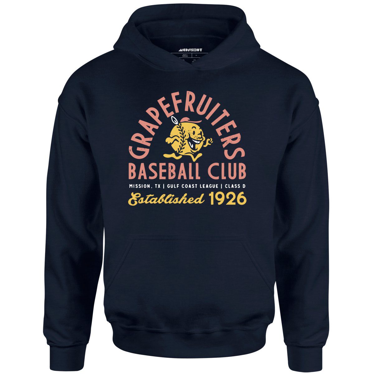 Mission Grapefruiters – Texas – Vintage Defunct Baseball Teams – Unisex Hoodie