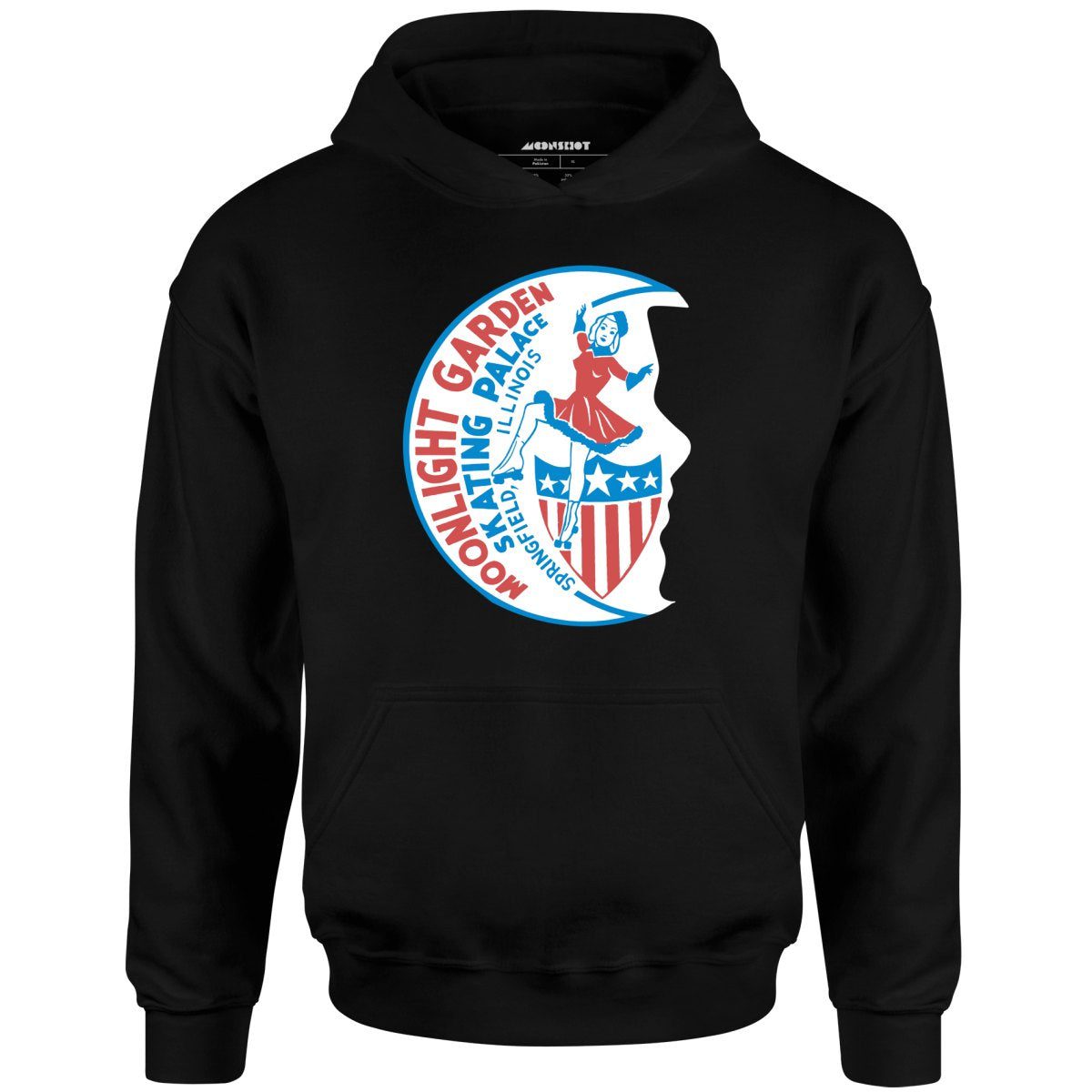 Moonlight Garden Skating Palace – Springfield, Il – Vintage Roller Rink – Unisex Hoodie