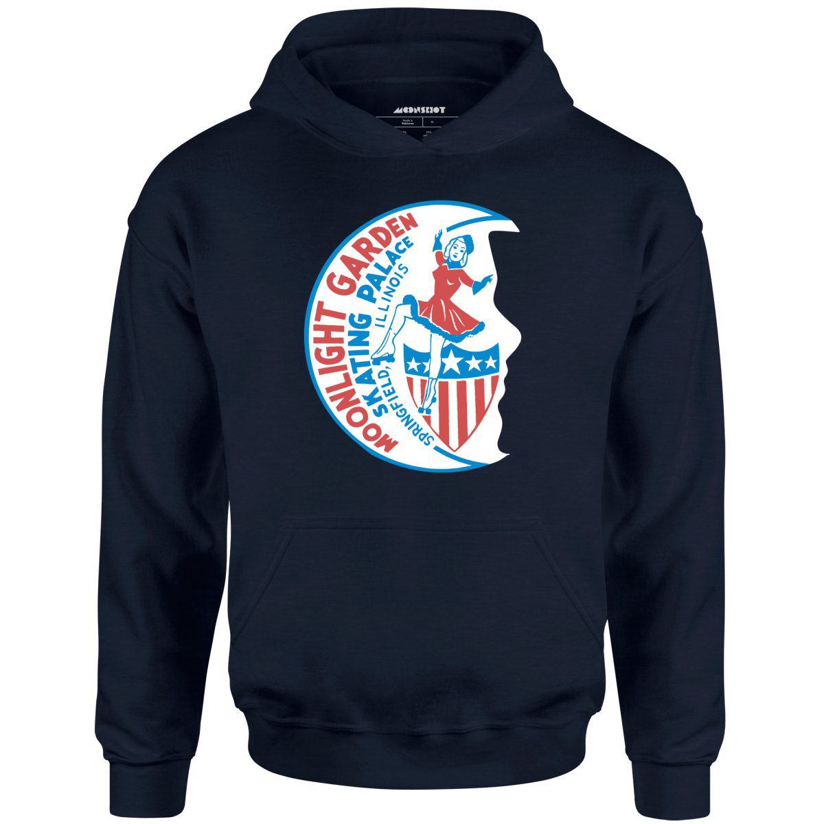 Moonlight Garden Skating Palace – Springfield, Il – Vintage Roller Rink – Unisex Hoodie