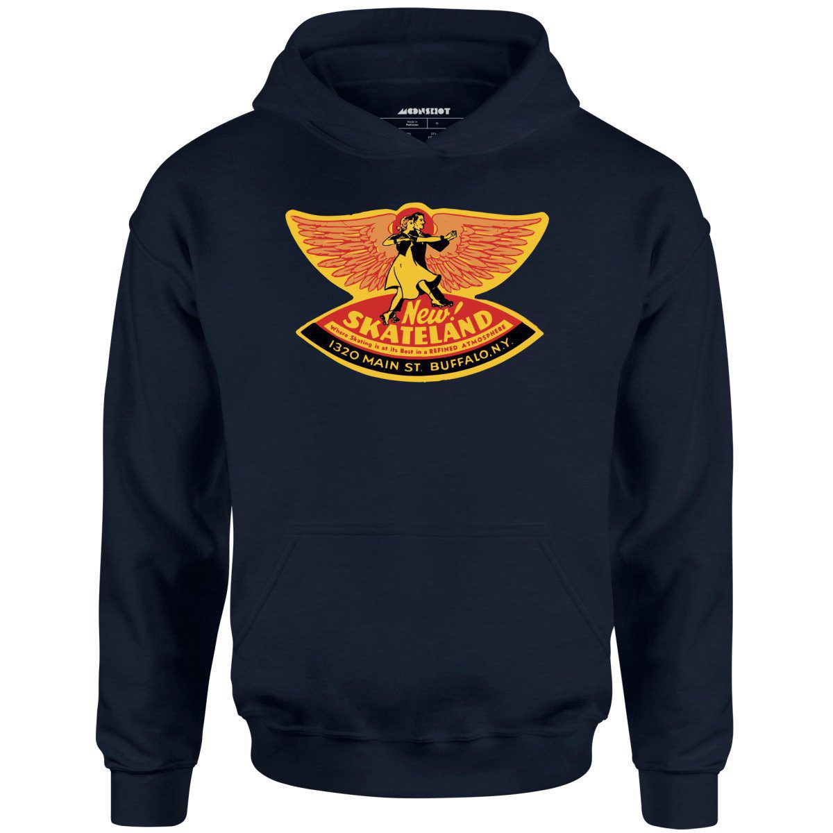 New Skateland – Buffalo, Ny – Vintage Roller Rink – Unisex Hoodie