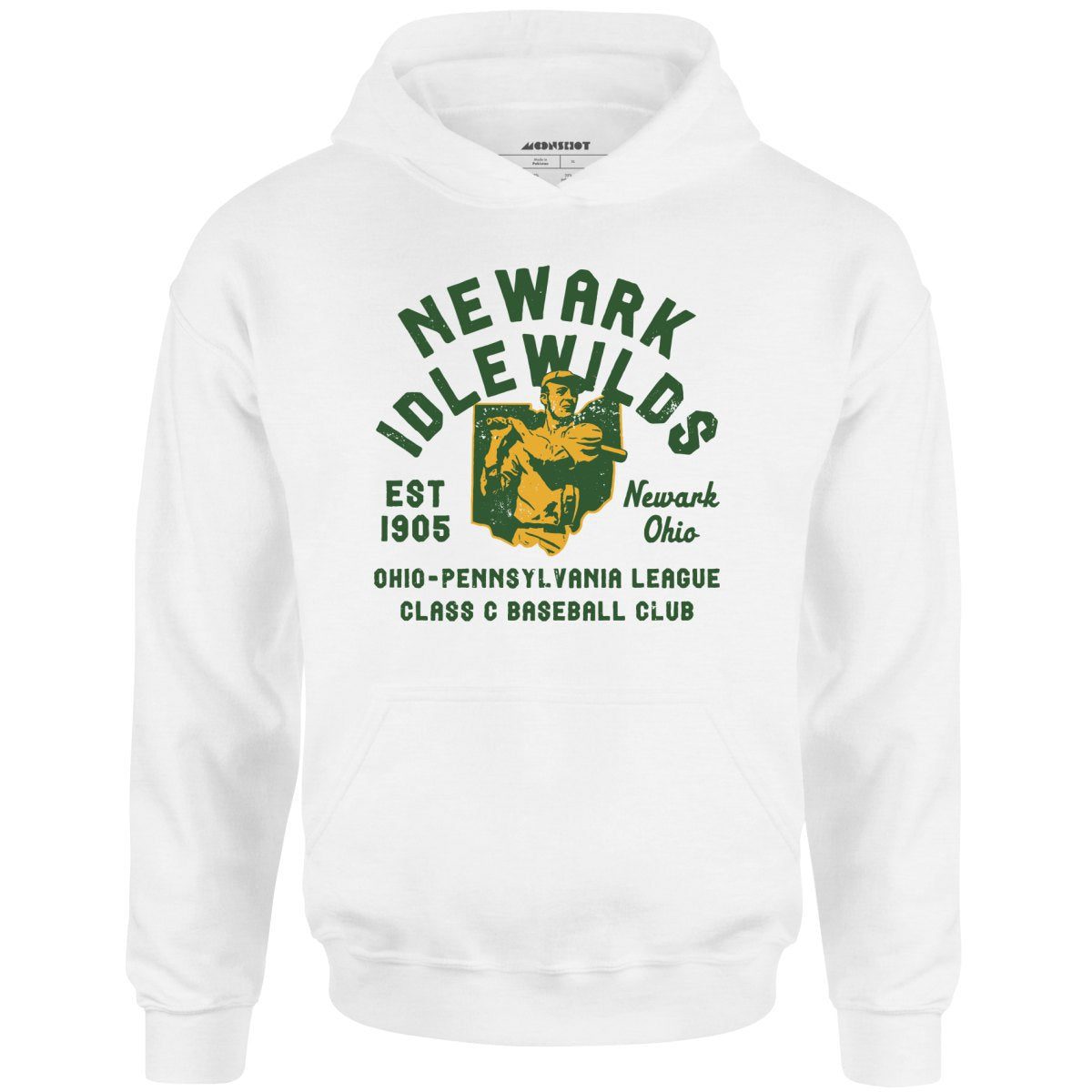 Newark Idlewilds – Ohio – Vintage Defunct Baseball Teams – Unisex Hoodie