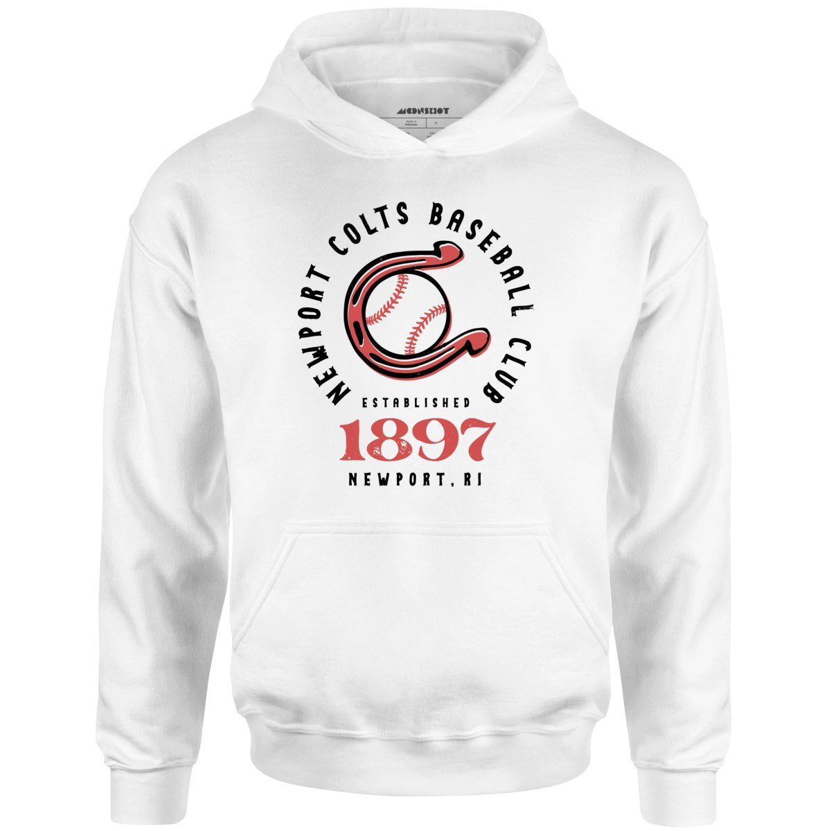 Newport Colts – Rhode Island – Vintage Defunct Baseball Teams – Unisex Hoodie