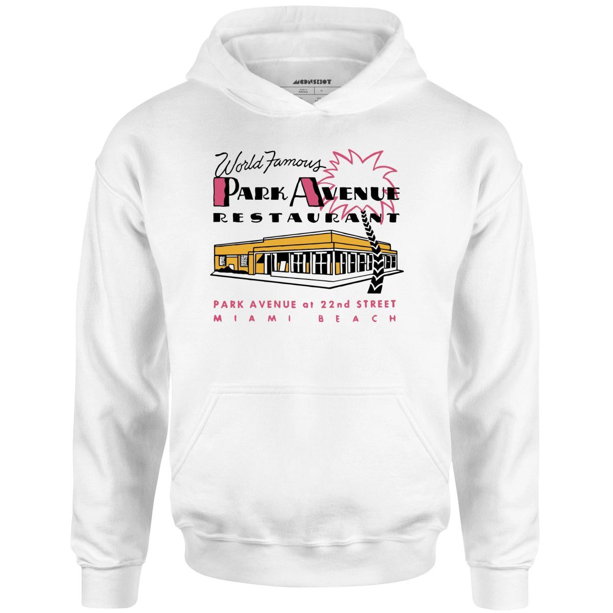 Park Avenue – Miami Beach, Fl – Vintage Restaurant – Unisex Hoodie