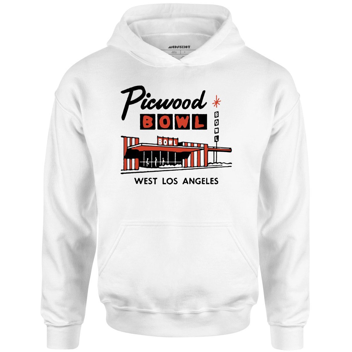 Picwood Bowl – Los Angeles, Ca – Vintage Bowling Alley – Unisex Hoodie