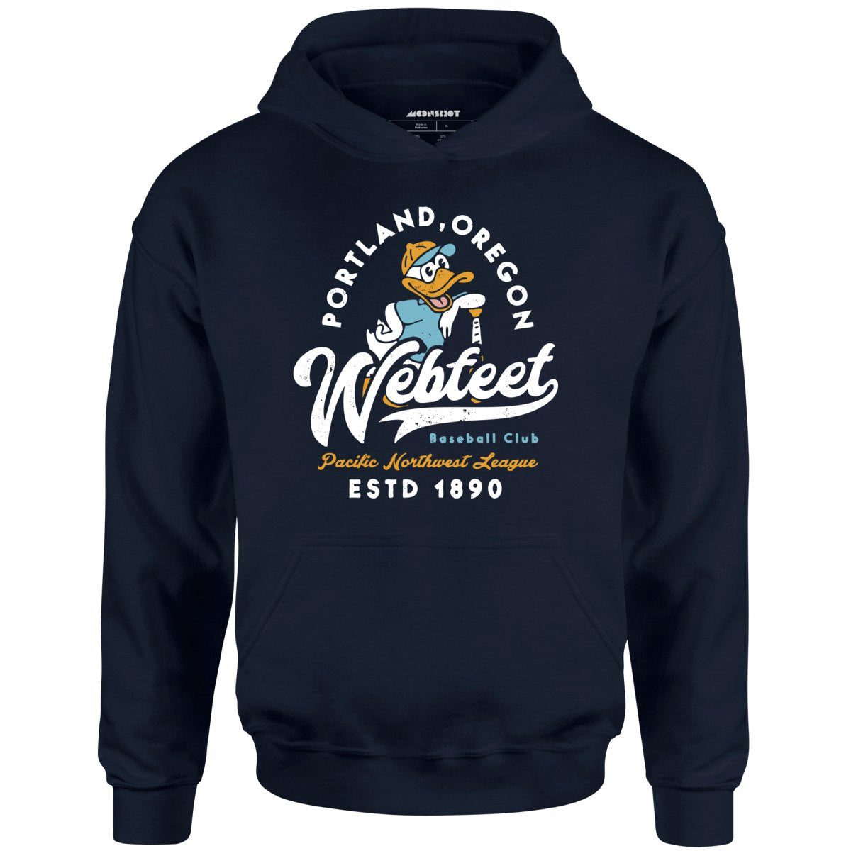 Portland Webfeet – Oregon – Vintage Defunct Baseball Teams – Unisex Hoodie